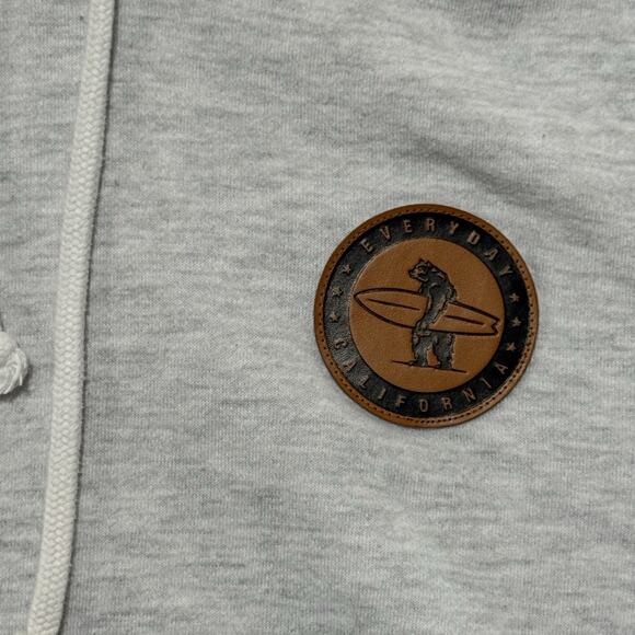 Everyday California Light Grey Hoodie Men's Size L - Picture 2 of 5